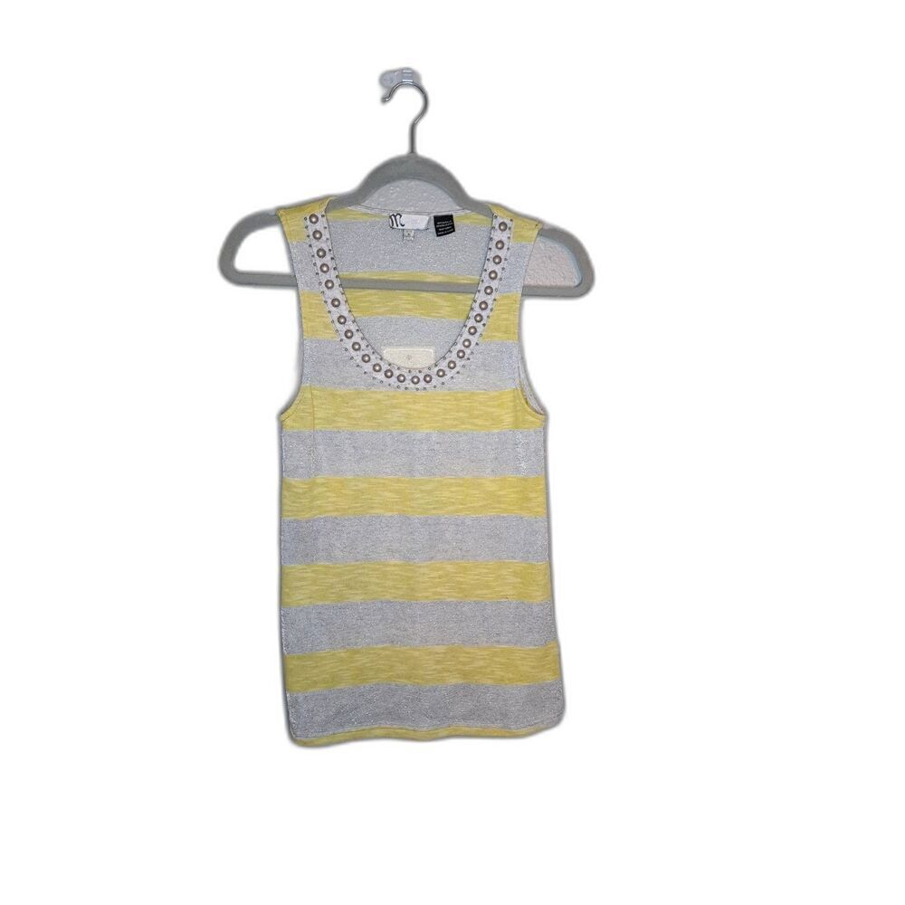 Miss Me Women's Striped Sleeveless Top Size Medium